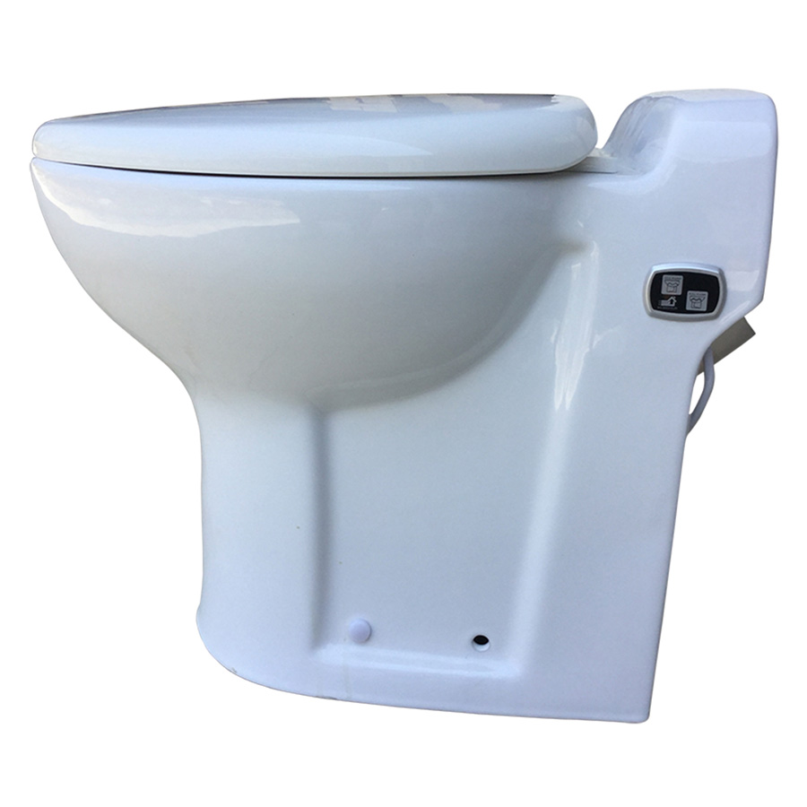 One piece macerating toilet WC56