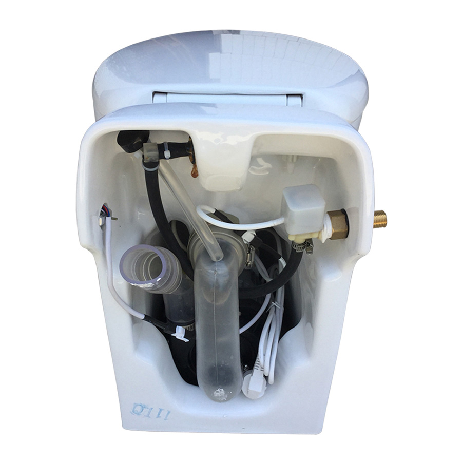 One piece macerating toilet WC56